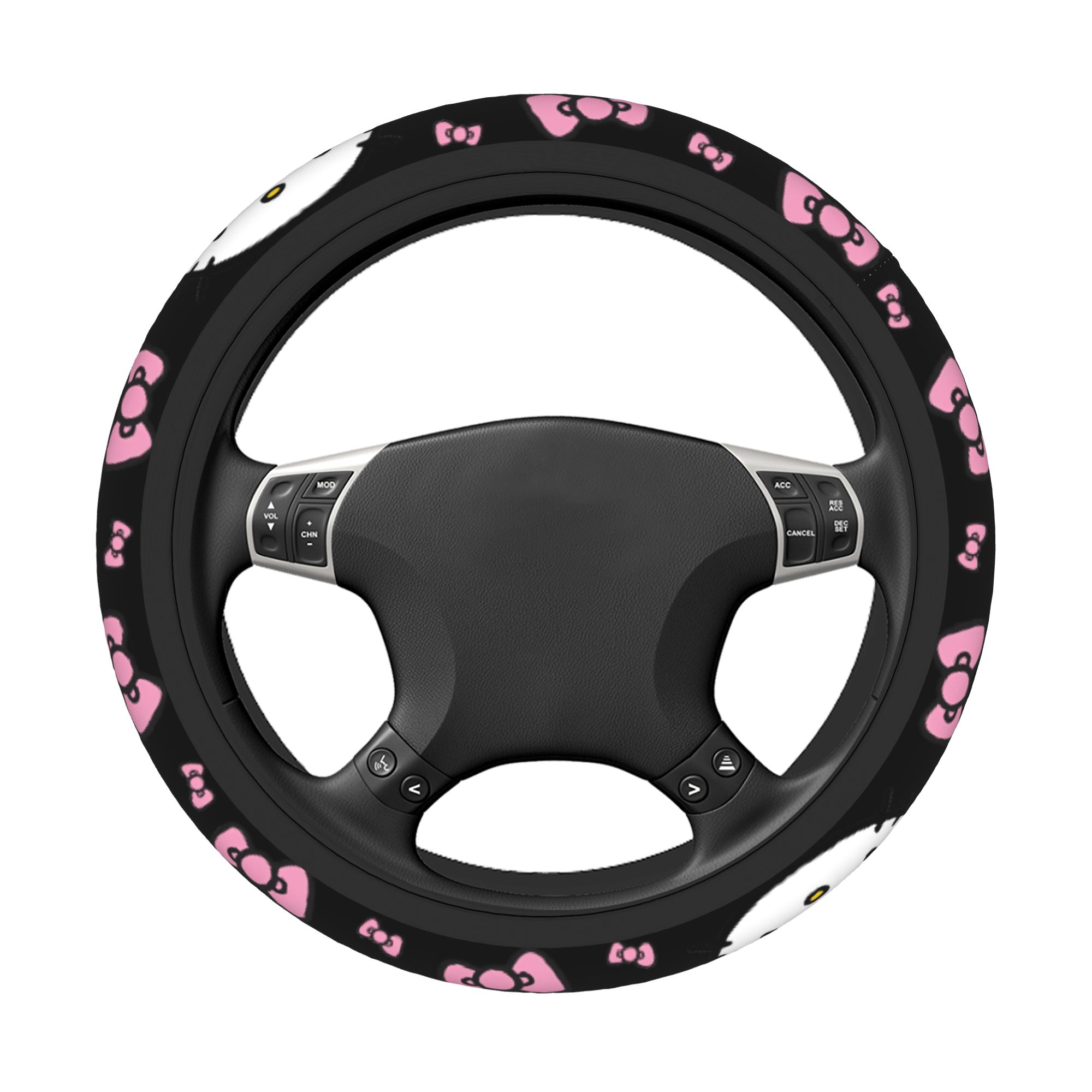 Hello Kitty Steering Wheel Cover – Cute and Pink Car Style