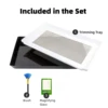 Trim Tray Durable Premium Quality Set w/ 2-Tier Tray, 150 Micron Screen Tray ABS Trimming Tray Trim Bin Set for Buds and Herb 4