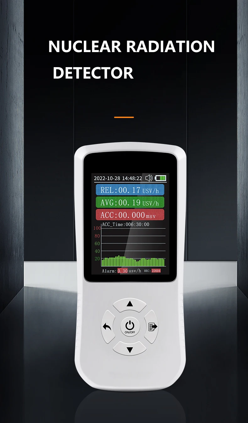 FY 202 Handheld Nuclear Radiation Detector LCD Display Household