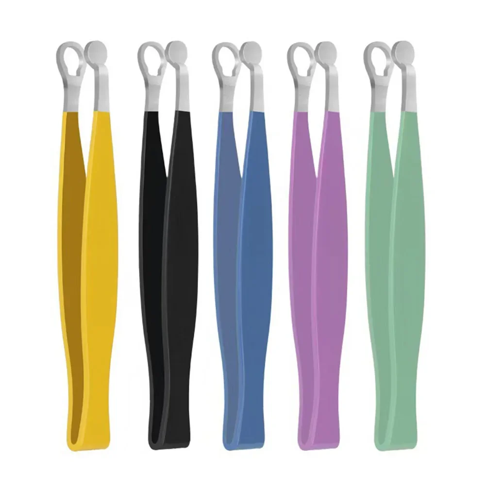 Nose Hair Trimming Tweezers Stainless Steel Eyebrow Nose Hair Cut Manicure Facial Trimming Makeup Scissors Trimmer for men nose hair trimmer nose hair scissors nose hair shears