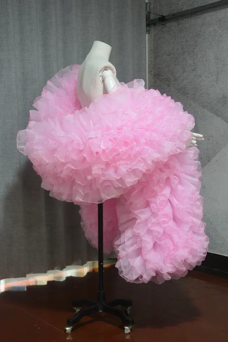 Fashion-Stage-ball-party-Club-fluffy-Ruffle-organza-boas-shawl-cape ...
