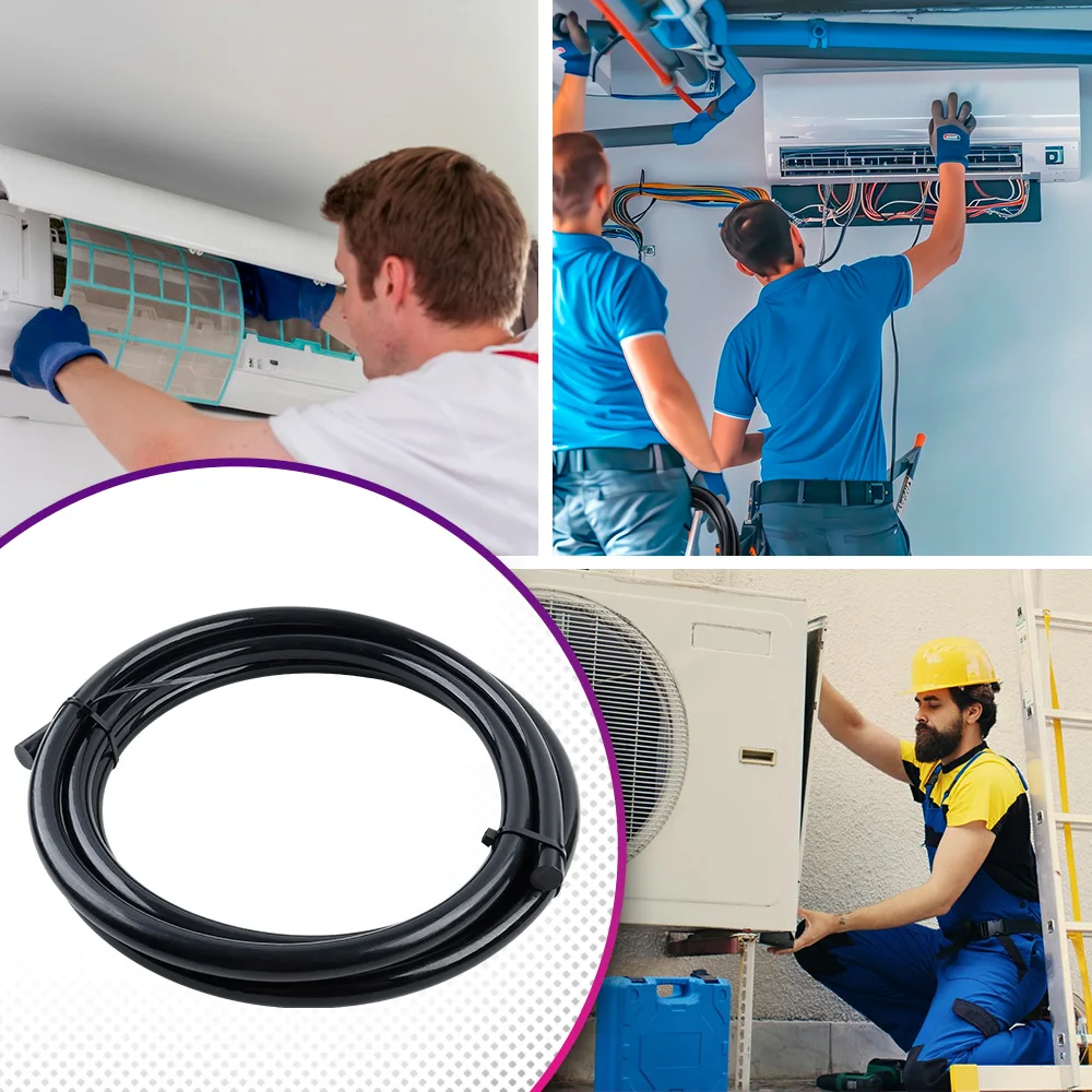 Air Conditioning Pipe Bend Protector - 4M PE Plastic Anti-Deformation Strip