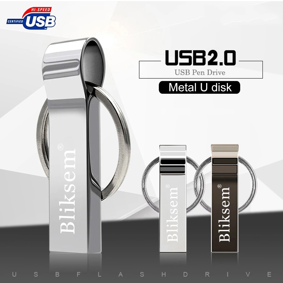2.0 Hi-Speed USB Flash Drive 128GB 64GB 32GB 16GB 8GB 4GB 2GB 1GB Pen Drive  USB Memory Stick Pen Flash Drive for Micro/PC 1