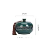 Painted Flower Gold-plated Ceramic Tea Tin with Lid Sealed Box Coffee Candy Jar Porcelain Food Storage Container Storage Jar New 6