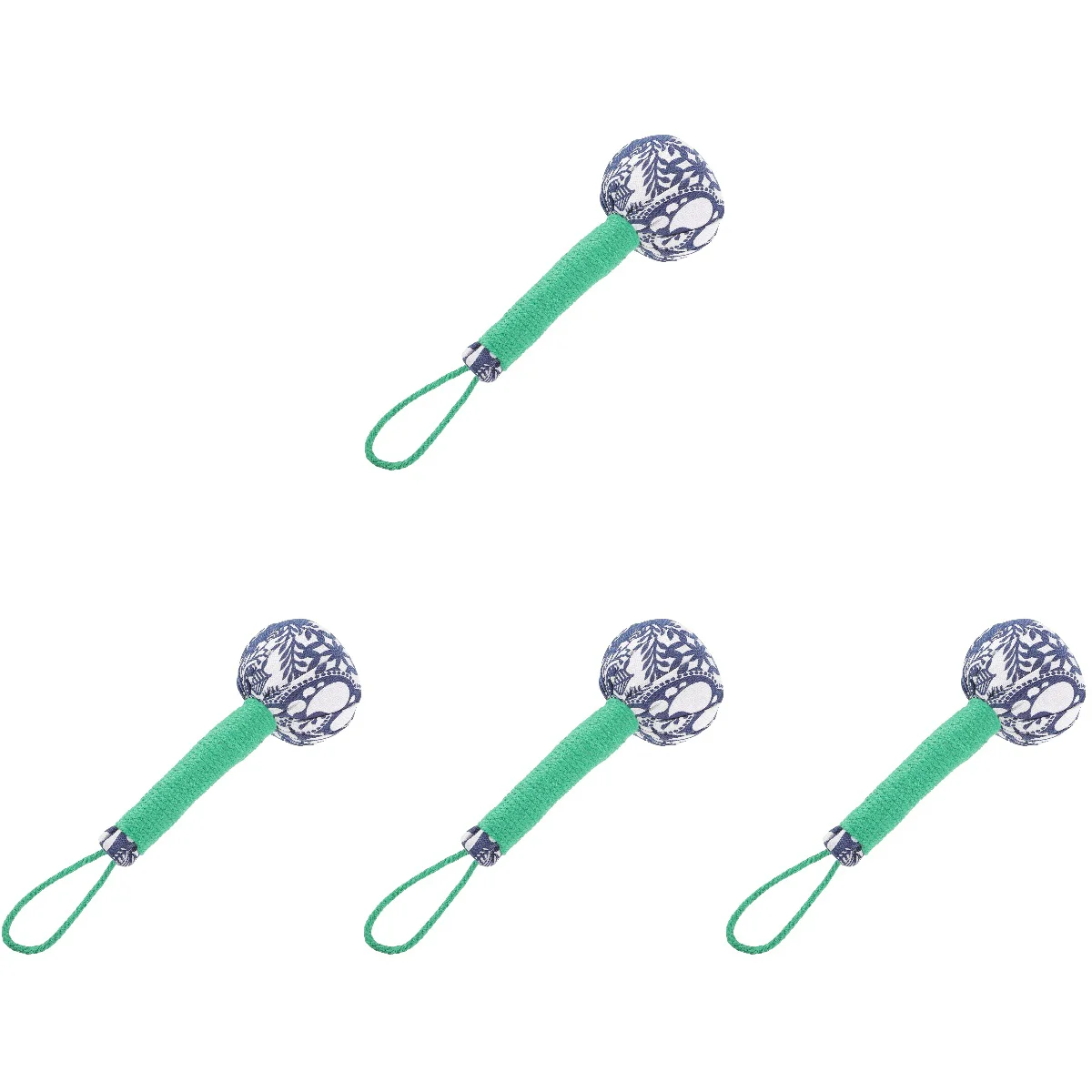 

4 Pack Tools Hammer Stick Back Manual Massagers Handheld Health 19.5x9cm Linen Percussion