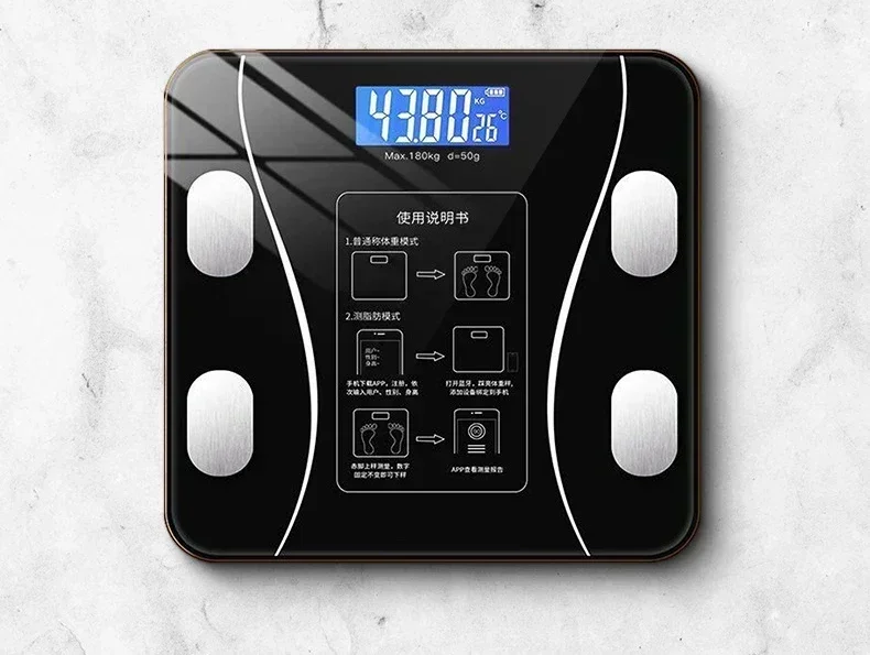 Electronic Scale for body management and fat loss smart mode Bluetooth body fat scale home weight scale ultra-precis electronic scale