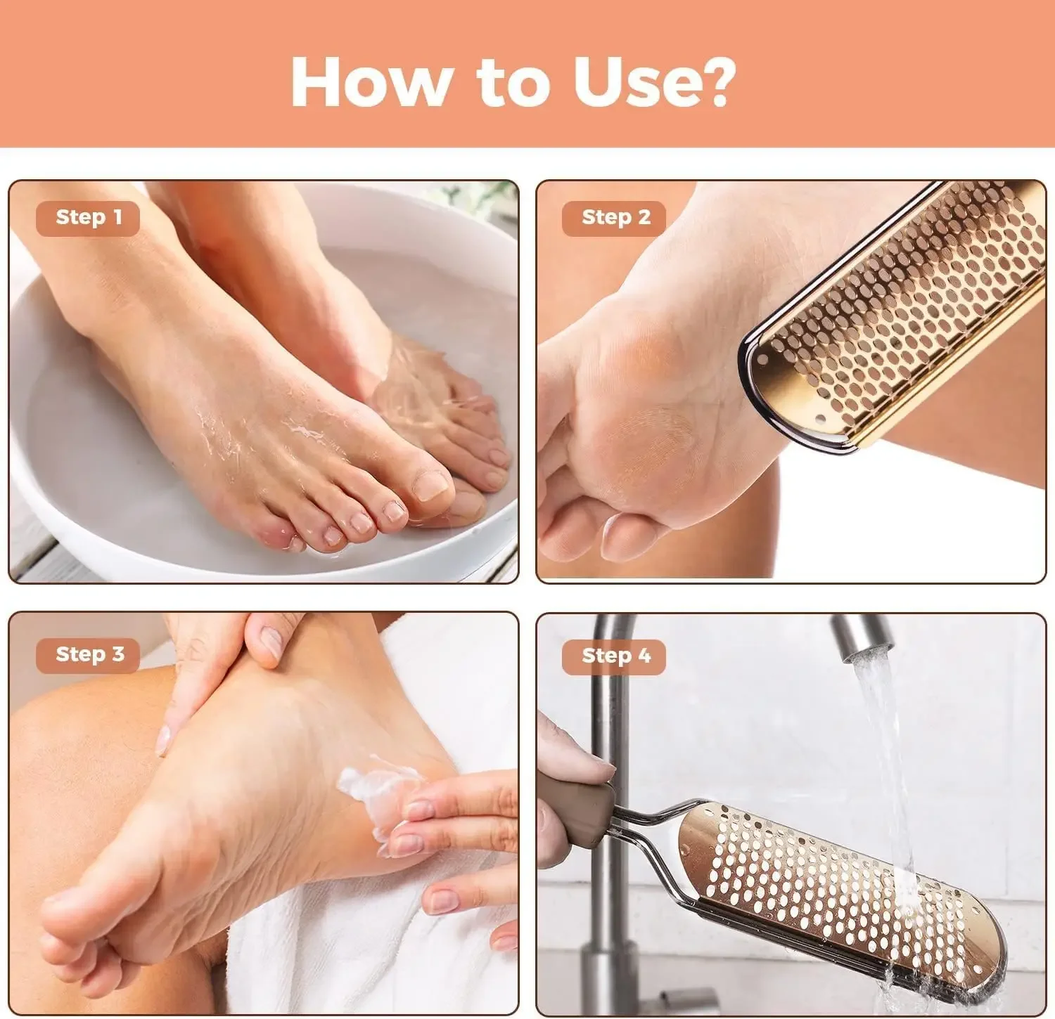 Professional Foot Scrubber & Callus Remover Tool
