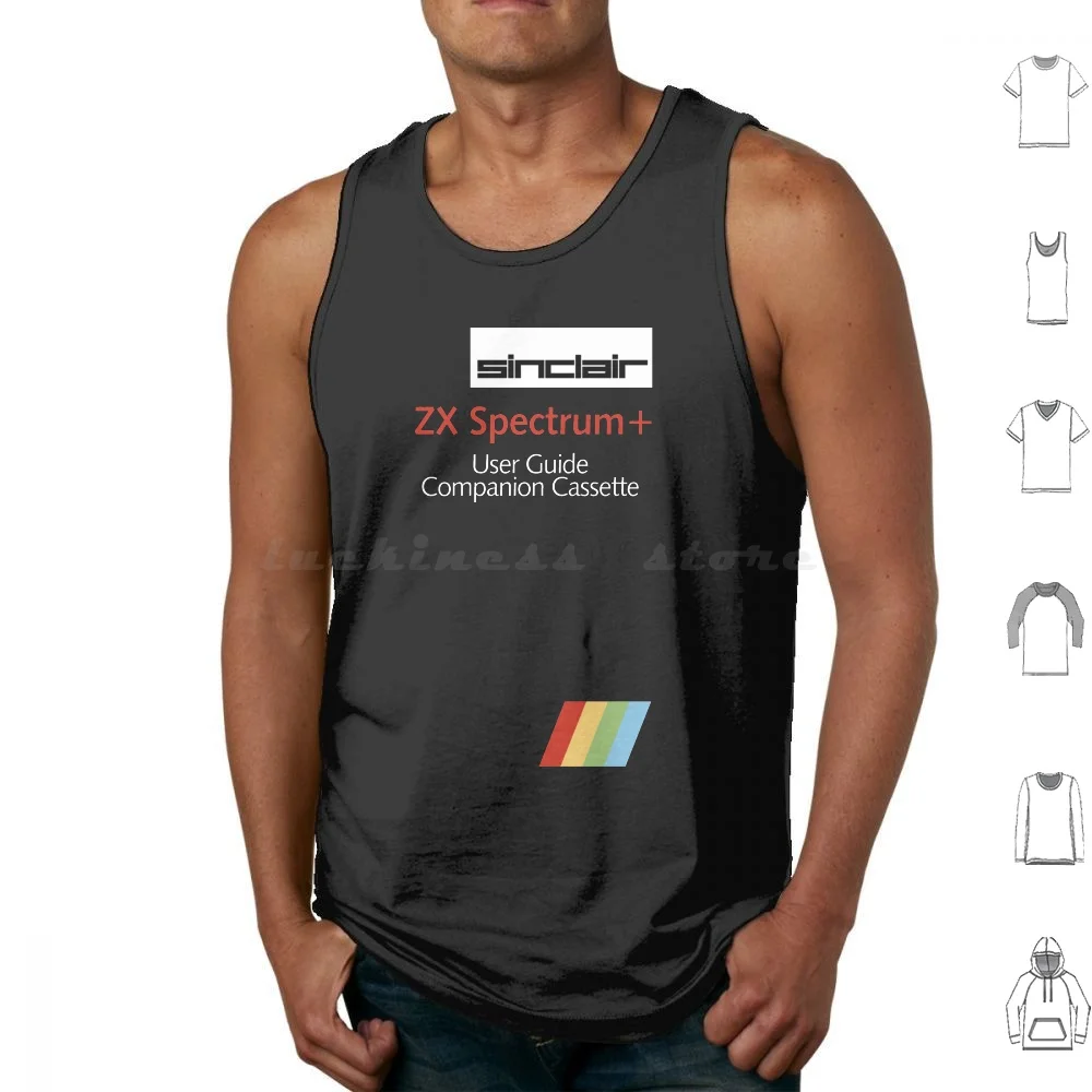 Zx Spectrum Canotte Stampa Cotton Spectrum Zx Zx81 Zx80 Retro Geek 8 Bit Hipster Pc Computer 80S Gamer Retrogamer