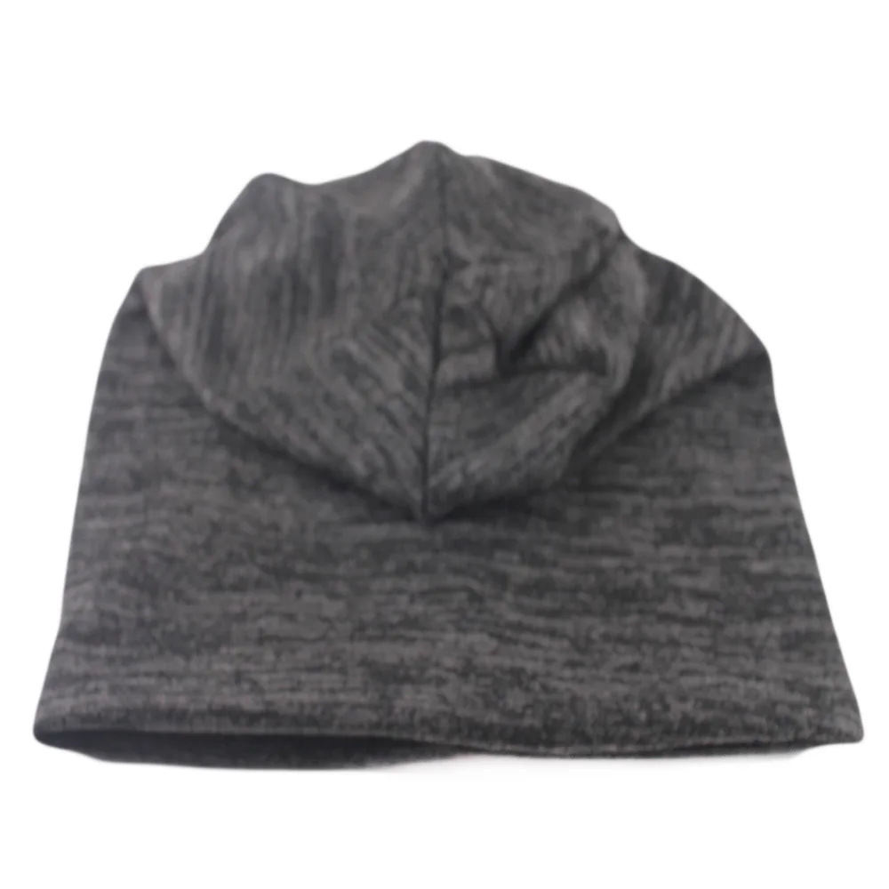 Neue weiche Mode erwachsene Männer Frauen Herbst Frühling Mützen Schädel lässig bequeme Turban Outdoor Sport Hut Unisex Motorhaube – Detail 10