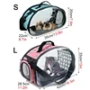 Transparent Foldable Outdoor Pet Travel Carrier Bag Portable Foldable Transparent Handbag Carrier Shoulder Travel Bag Carrier 4