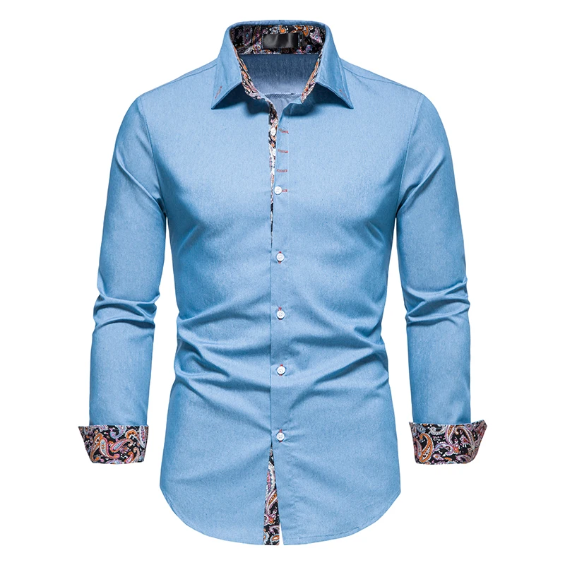 men's button up short sleeve shirts & tops 2022 Spring New arrival fashion style full long-sleeved T-shirt middle-young people mens clothes clothing man's wear casual coat short sleeve button up shirt