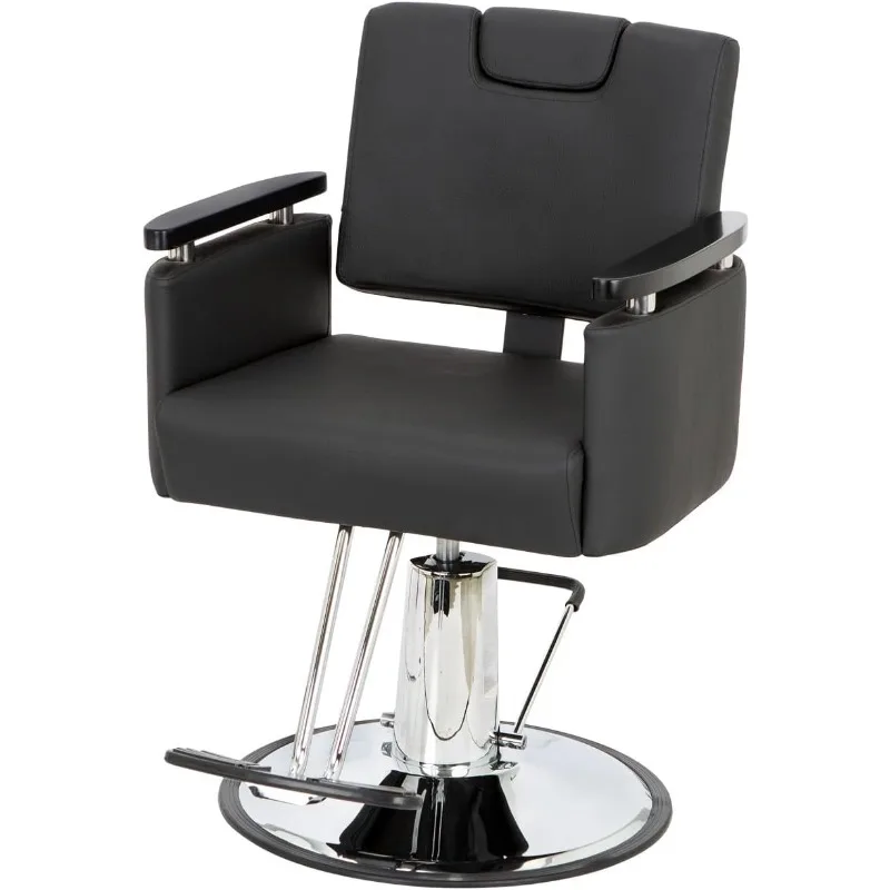 Carlton Reclining Salon Chair for Professional Hair Stylists, Beauty Salons and Barbers - All Purpose Modern Hydraulic Styling