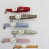 Pet Adjustable Corduroy Cartoon Cat collar Breakaway Cute Neck Collar with Bell for Small Dogs Puppy Kitten Ornaments Things 1