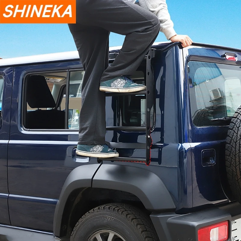샤이네카 자동차 뒷유리창 등반 사다리 브래킷, 스즈키 짐니 4도어 2019 2020 2021 2022 2023 2024 2025 이후년식 악세사리