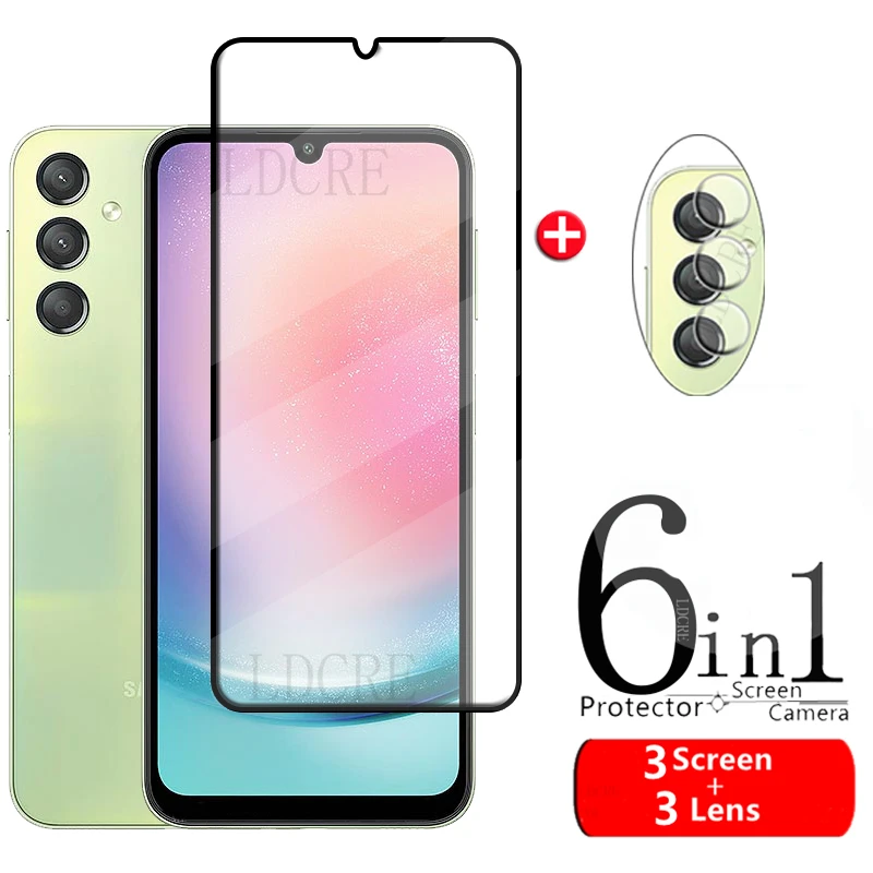 

Full Glue Glass For Samsung A24 Glass Samsung A24 Tempered Glass Screen Protector Samsung Galaxy A13 A34 A04S A14 A24 Lens Glass