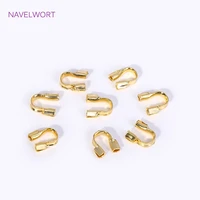 DIY Jewelry Making Accessories 18K Gold Plated Brass Crimp Bead,Lobster Clasps,Protector For Jewelry,Supplies For Jewelry 3