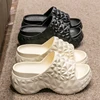 7CM Women Summer High Heeled Slippers Ladies Indoor Wedges Non-slips Sandals Couples Outdoor Beach Thick Sole EVA Flip Flops 3