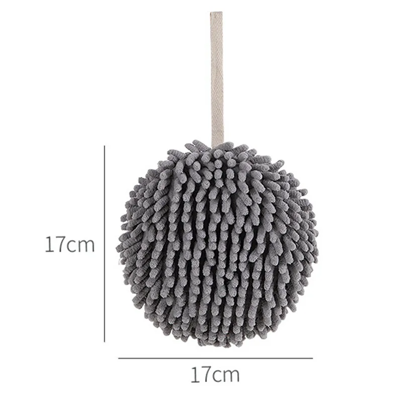 Microfiber Hand Towel Quick-Drying Hand Ball for Dry Hands Absorbent Cloth Bathroom Washable Soft Plush Hanging Towel with Loop,microfiber cleaning towel,microfiber towel set