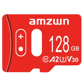 amzwn Memory Card 128GB High Speed Mini TF Card C10 U3 A2 for Drone Audio Surveillance Device TF Card SD Card V30 Cartao de SD