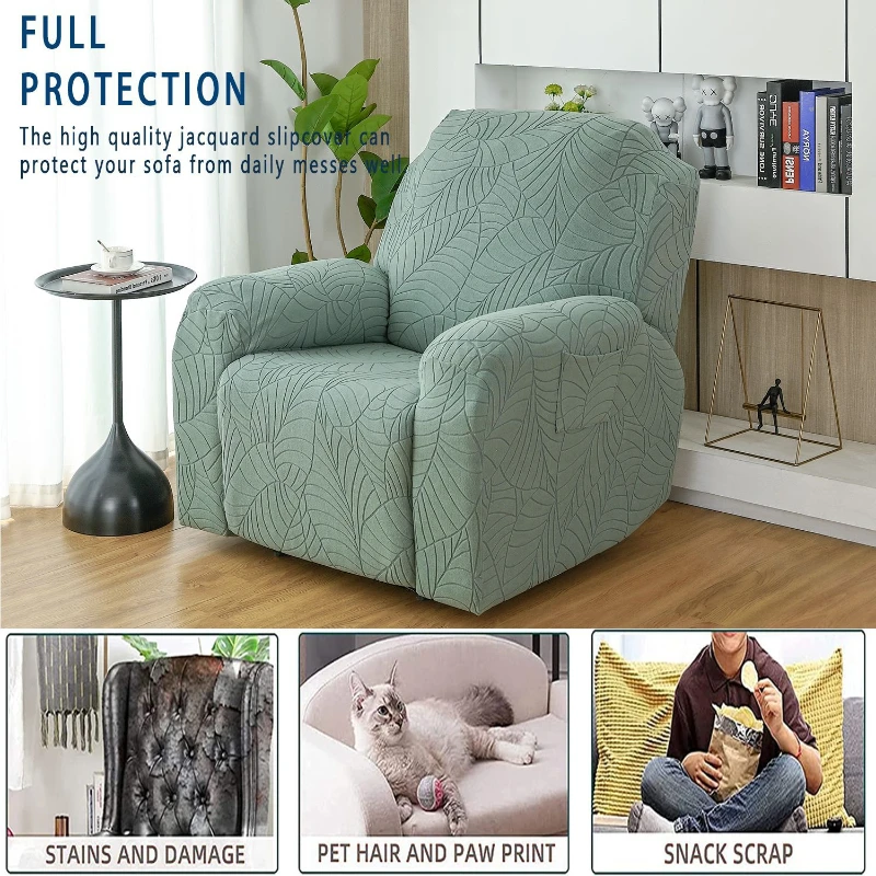 Thickened Sofa Cover Practical Multifunction Easy To Clean Stylish Design Waterproof Protection Durable Leaf Pattern Sofa Cover 4