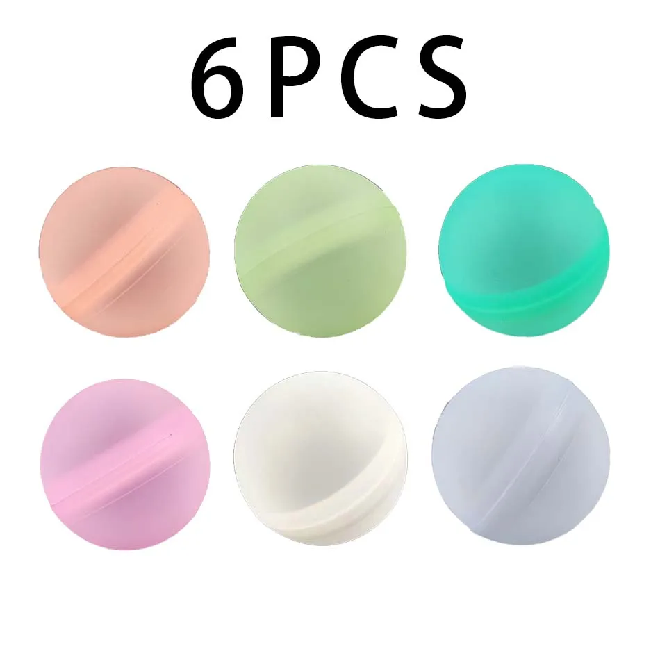 6-60 יחידות בלוני מים ניתנים לשימוש מחדש מילוי מהיר עצמי סגירת מים למשחקי קיץ פעילויות חיצוניות לילדים ומבוגרים מתנה