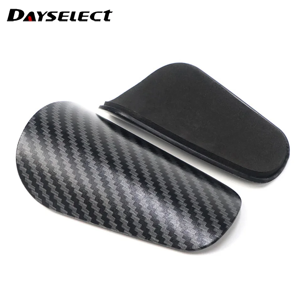 Carbon Fiber Mini Soccer Shin Guards Football Shin Support Mini Football Board Kids Adults Guards Protective Equip soccer shin guards shin guard pads