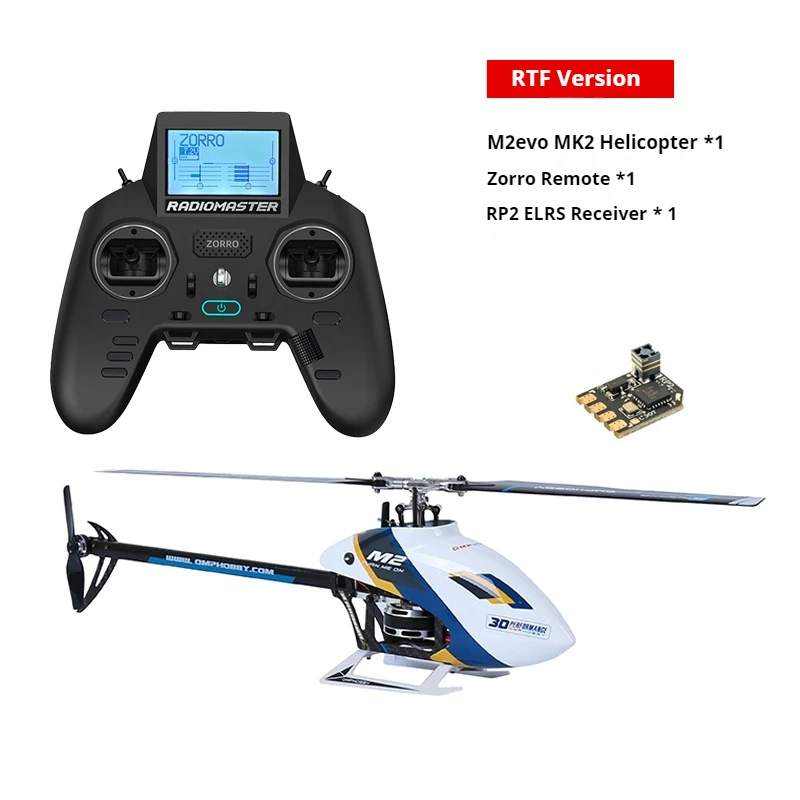 OMPHOBBY M2. EVO リポ2個セット 2025 NEW Model OMPHOBBY M2 EVO MK2 Remote Control Helicopter