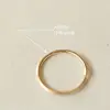 GOLDtutu 14K Gold Simple Nose Hoop Ring for Men and Women, Small Nose Piercings, Au585, kj468 2