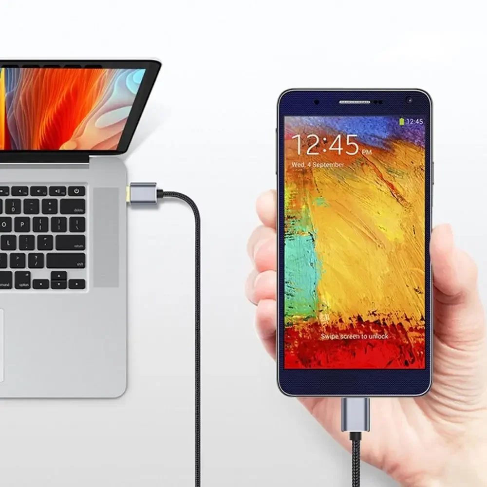 USB 3.2 C타입 고속 충전 케이블, USB C 데이터 전송 SSD 코드, 3A PD 60W QC 3.0, 자동차 노트북 하드 디스크 라인, 10Gbps Gen2
