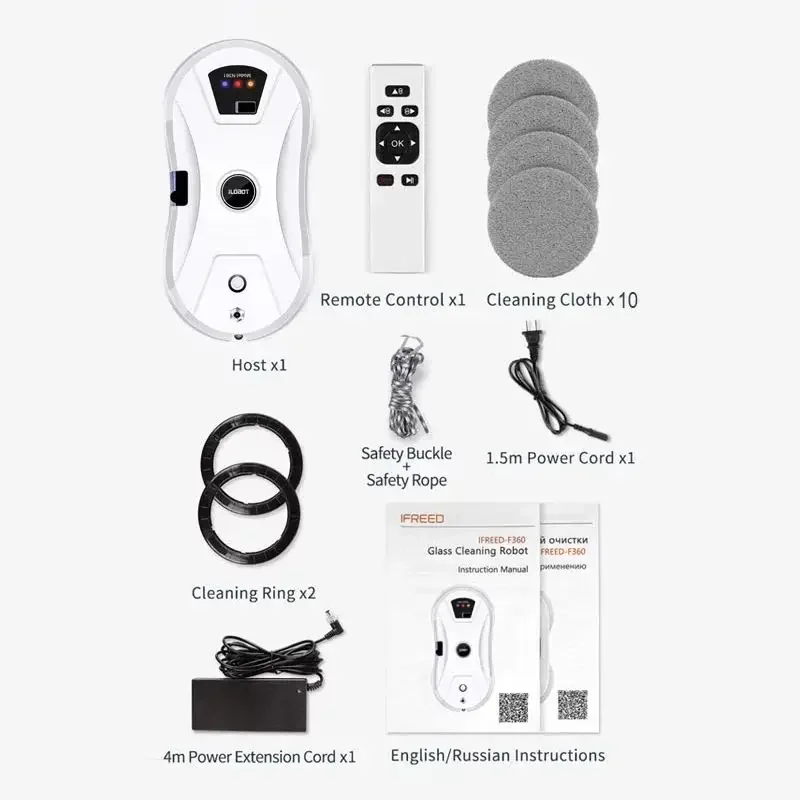 Automatic Window Cleaning Machine Household Cleaning Robot Glass Tile Wall Cleaning Appliance Intelligent Window Cleaning 5