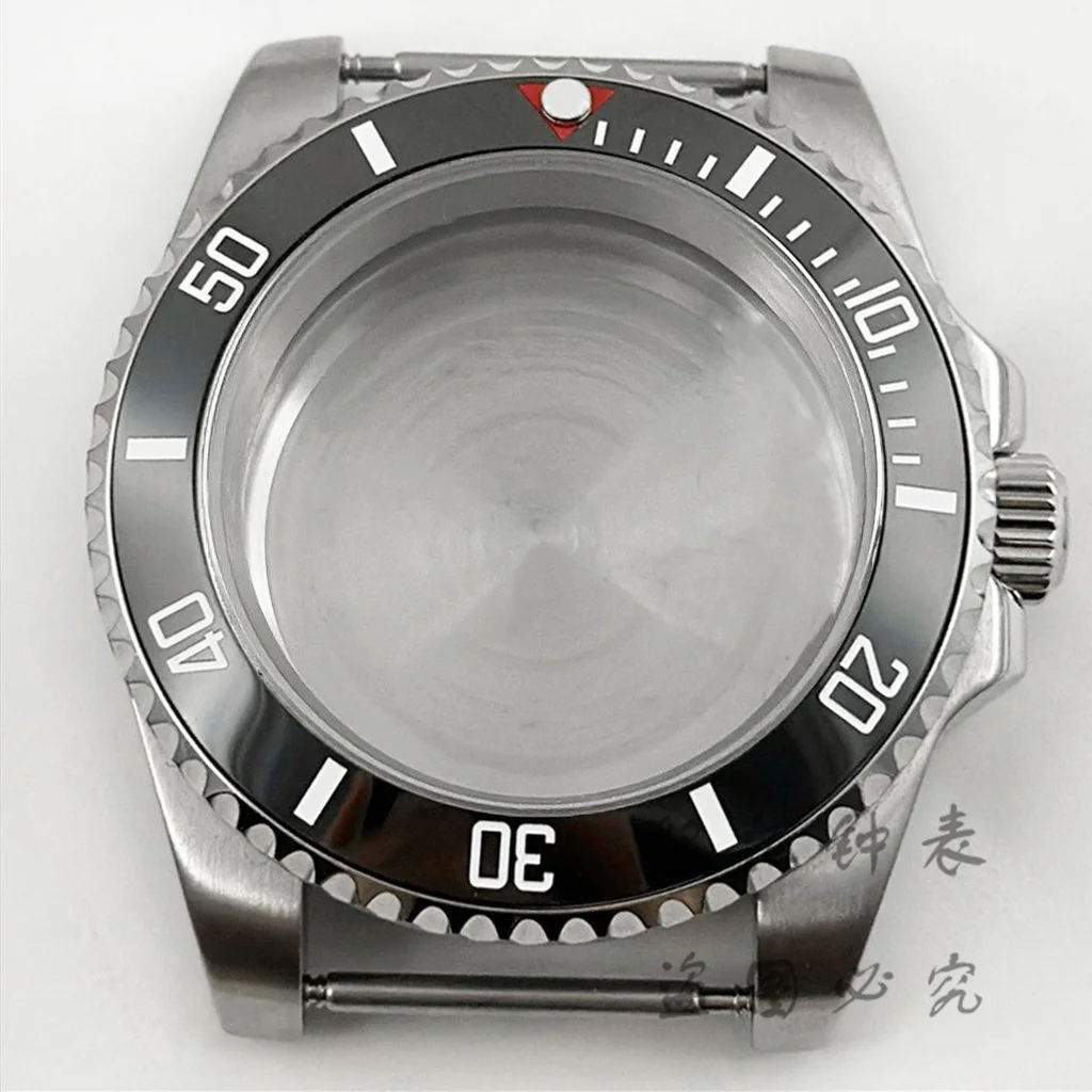 Deep Blue Bezel 40MM Diver Watch Case with Waterproof Sapphire Crystal