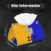 Sigma Gamma Rho 1922 SGR Print Facial Tissue Box Cover Rectangular PU Leather Facial Tissue Box Holder for Car Home Office 4