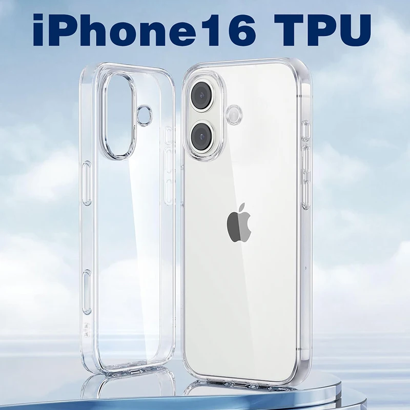 Silicone Soft TPU Phone Case For iPhone 16 15 14 13 12 11 Pro Max XR XS Max phone case iphone case phone protector cover