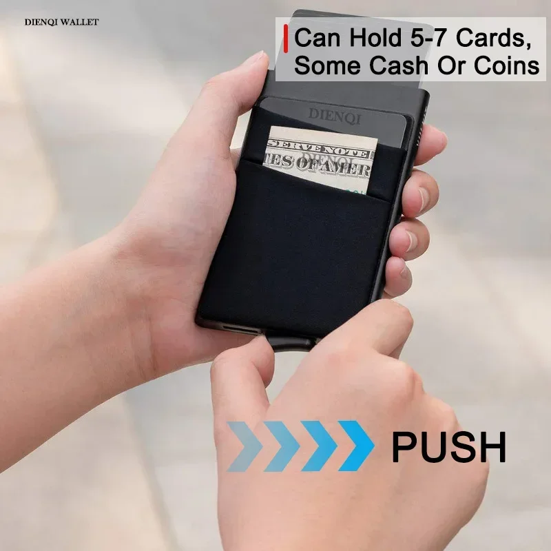 Wallet Card Holder Credit ID Bank Cardholder for Men Women Aluminium