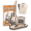 Robotime ROKR Electric Guitar Model Gift for Kids Assembly Creative Toys Building Block Set 3D Wooden Puzzle - TG605K 1