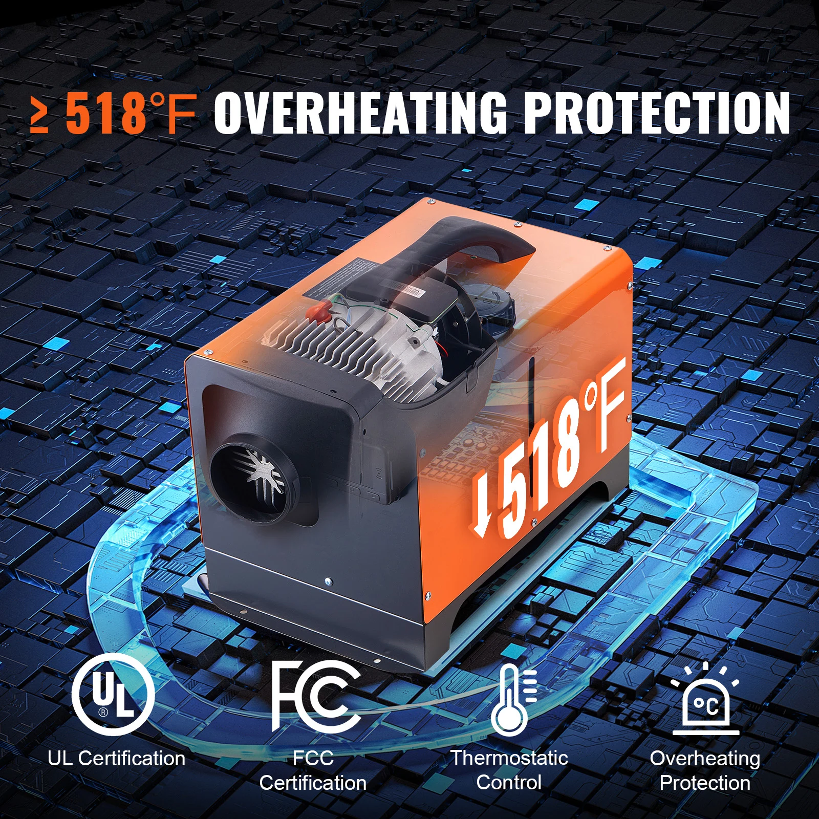 Diesel Air Heater for Car Truck Boat with Remote Control