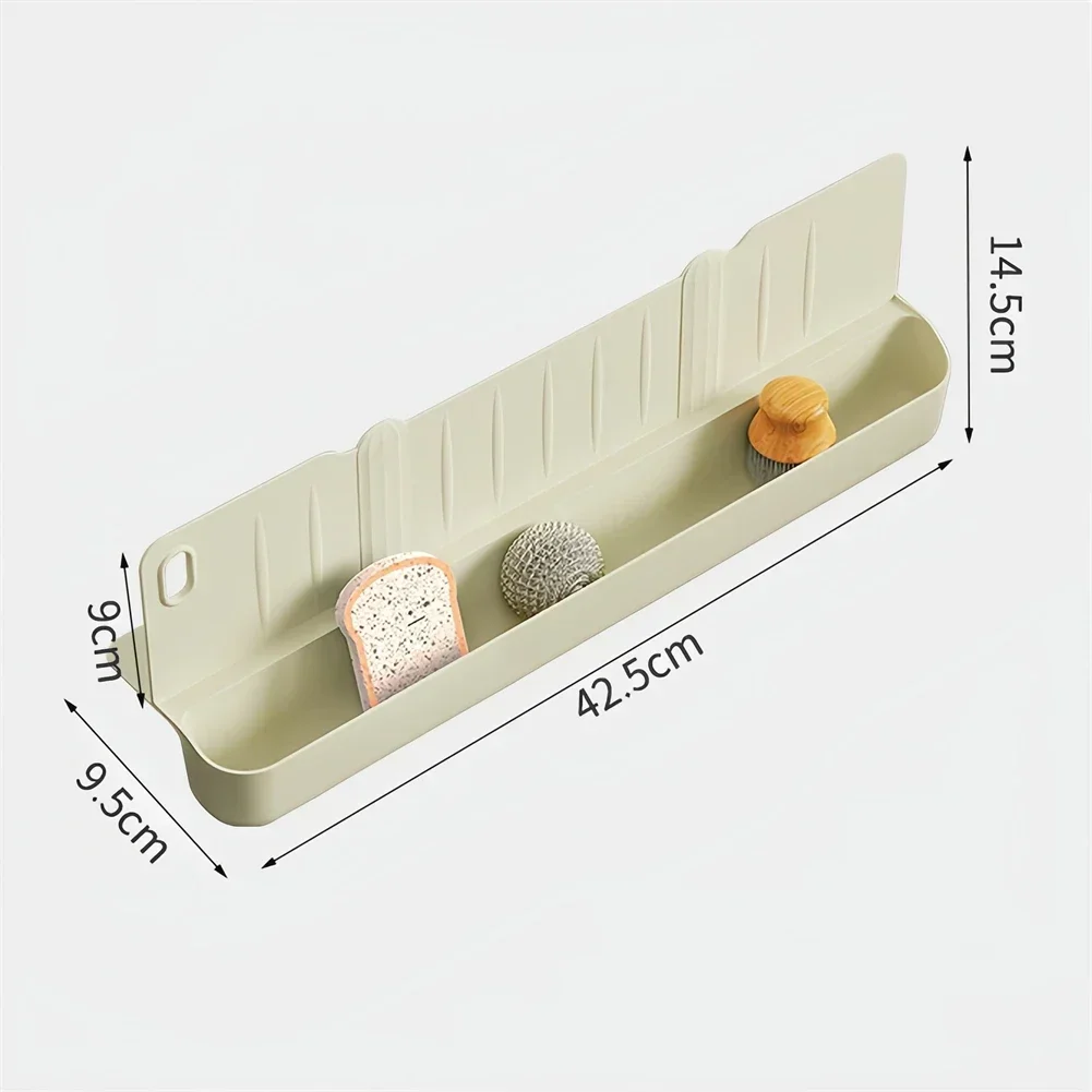 Silicone Sink Splash Guard With Suction Cup Sponge Holder Kitchen Sink Organizer Multifunctional Guard Kitchen Tools