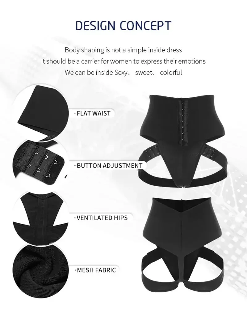 Description Picture 6 of itemWomen Butt Lifter Tummy Control Slimmer Trainer Control Panties Booty Pulling Underwear Body Shaper Corset Body Shapewear