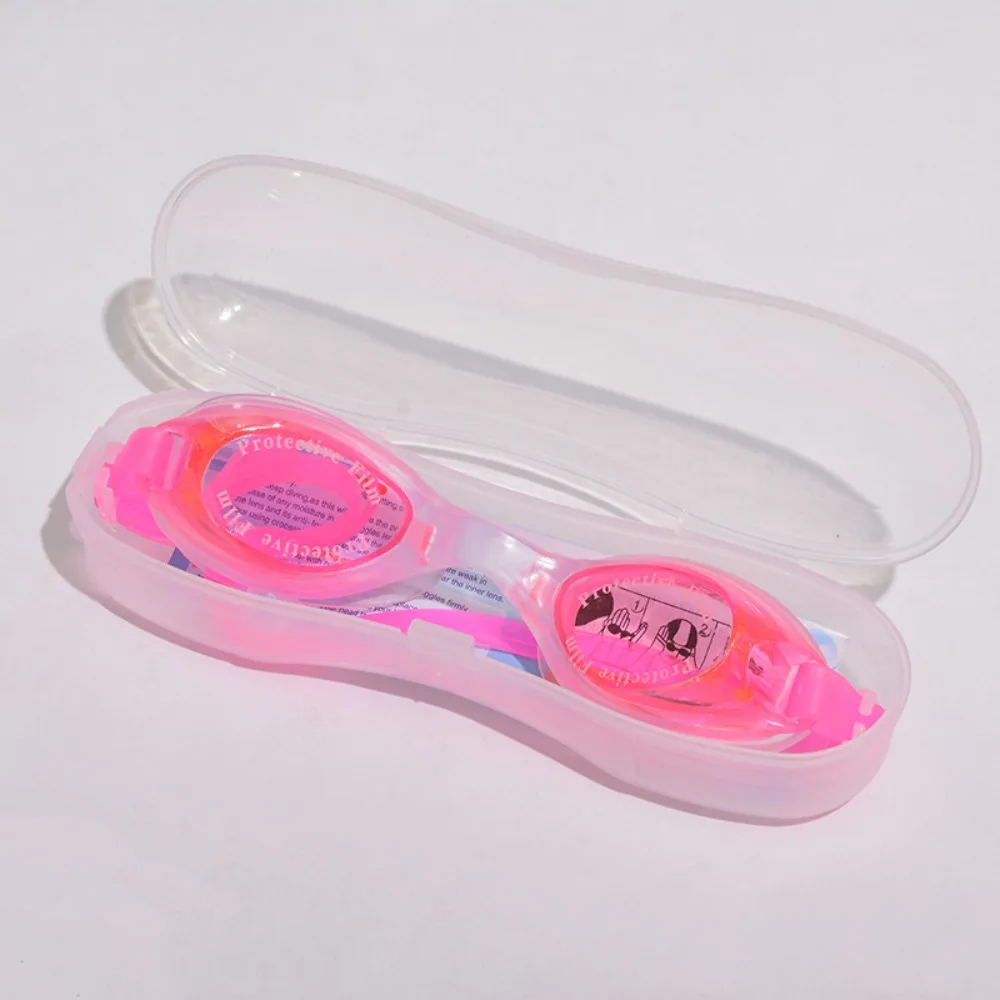 Anti Fog Clear Swimming Goggles New Earplugs Waterproof Swimming Goggles Colored Lenses Glasses Adult