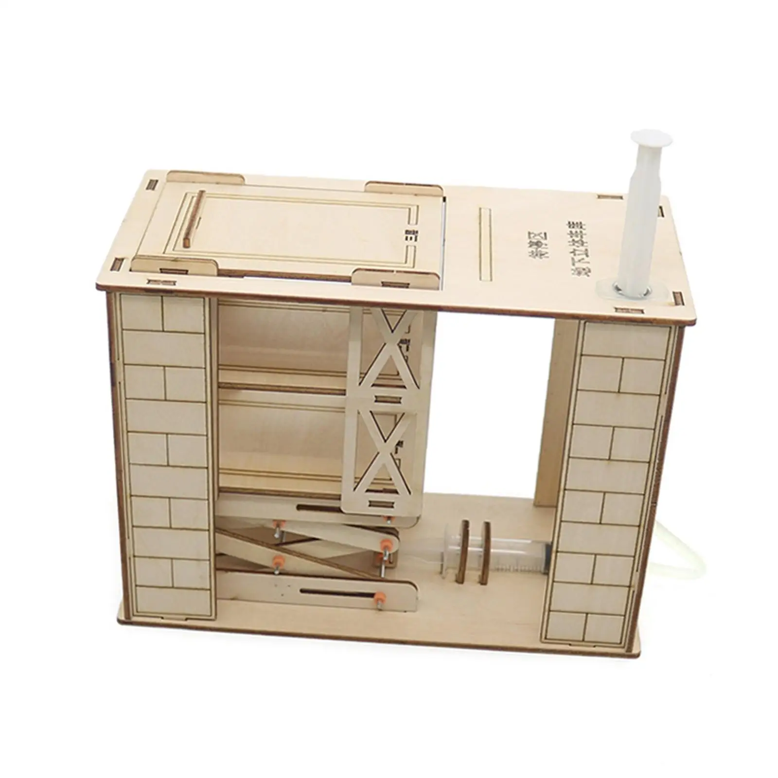 

Wooden DIY Garage Stem Education Creative Kits DIY Gift Educational Brain Teaser Stem Building Project Parking Garage Playset