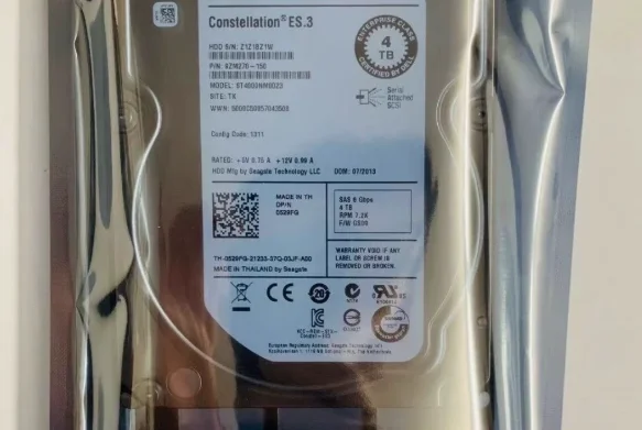 For NEW 0529FG ST4000NM0023 4T 3 5 7 2K SAS server hard drive