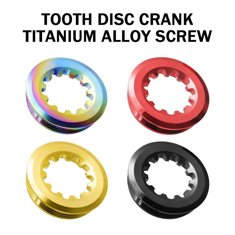 Bicycle titanium alloy Crank Screw Crank Bolt For-Shimano XTR FC-M9100 Double Bike Crank Parts Cycling Crankset Accessories