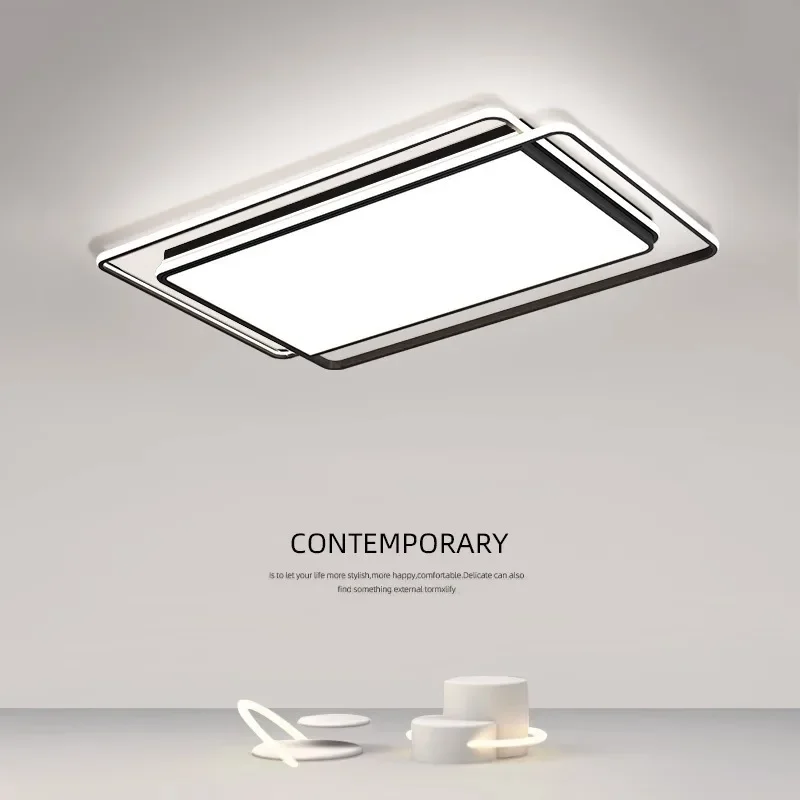 Living room light, main light, ultra-thin high-end feeling, Zhongshan lighting fixture, modern simple atmospheric, full spectrum