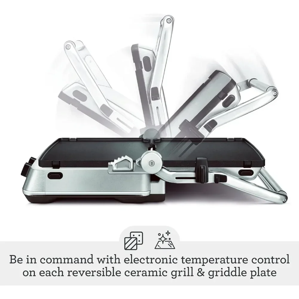 BGR700BSS the Sear and Press countertop electric grill, Medium, Brushed Stainless Steel 5