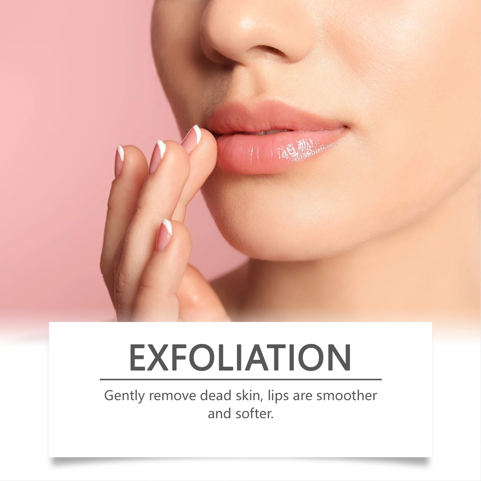 زيت الشفاه المرطب الناعم يخفف الجفاف وإزالة الجلد...