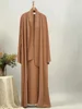 109414-33777a.jpg Vente chaude Ramadan strass Cardigan robes islamiques avec poches Kebaya musulman Kimono Abaya dubaï vêtements modestes femmes EID