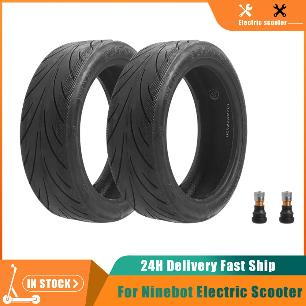 

60/70-6.5 Vacuum Tire for Ninebot Max G30 G30D Outer Tire 10 Inch Electric Scooter Skateboard Front Rear Tyre Wheel Accessories