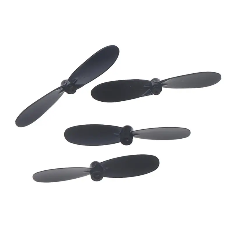 4D RC 예비 부품 8개 42mm 프로펠러 V8 미니 RC 미니 드론 쿼드콥터 프로펠러 교체 키트 (1mm 샤프트 포함)