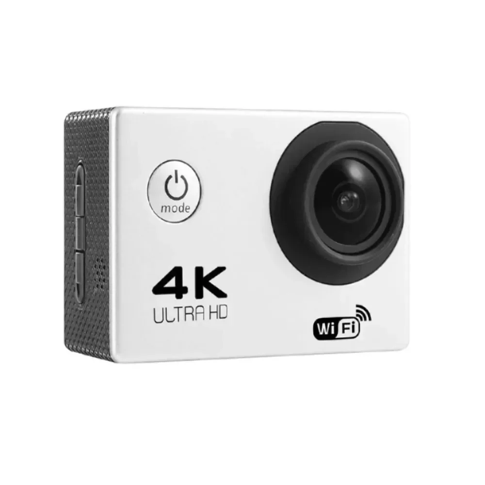 4K Ultra HD Action Camera 2.0-inch Screen Waterproof WiFi Remote Control 30fps/170D Underwater Helmet Sports Go Pro Video Ip Cam