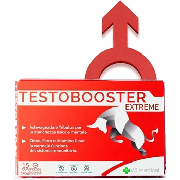 Testobooster Extreme - Integratore per uomo, Effetto Ultra Forte, Migliora prestazioni, vigore e resistenza, 100% naturale e sicuro, Confezione tascabile